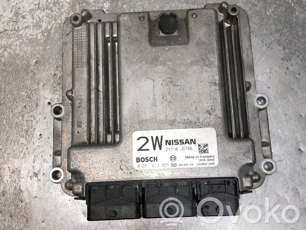 Engine control unit/module   0281013855,23710JD78B