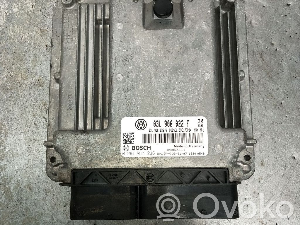 Engine control unit/module   0281014236,03L906022F
