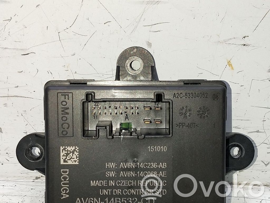 Other control units/modules   AV6N14B532CD