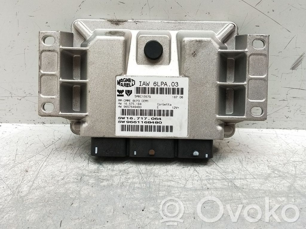 Engine control unit/module   SW16717064,9661168480,9657649480