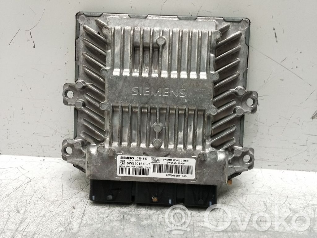 Sterownik / Moduł ECU   HW9655041480,SE965641980,5WS40167FT