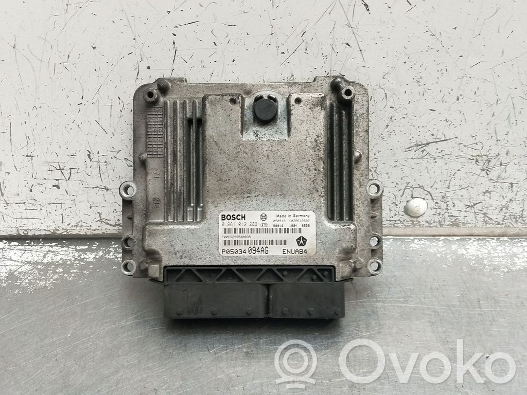 Engine control unit/module   0281012283,P05034094AG,1039S12602