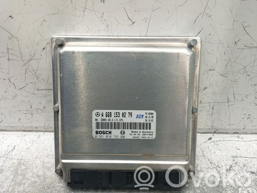 Engine control unit/module   0281010793,A6681530279