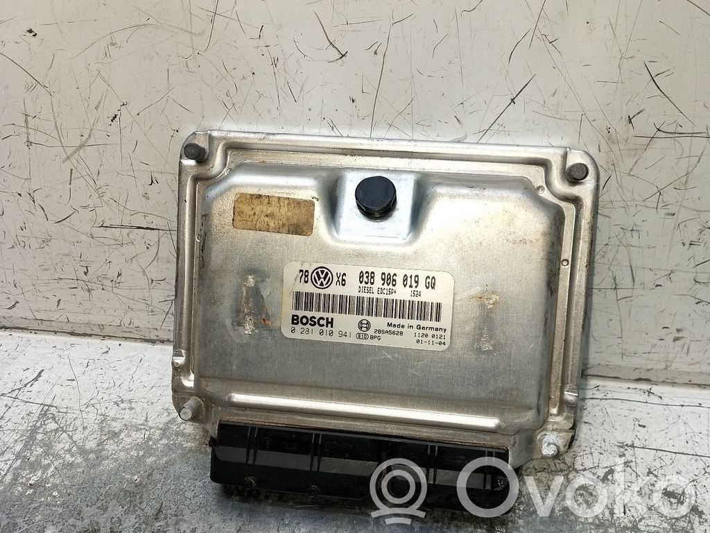 Engine control unit/module   0281010941,038906019GQ,28SA5628
