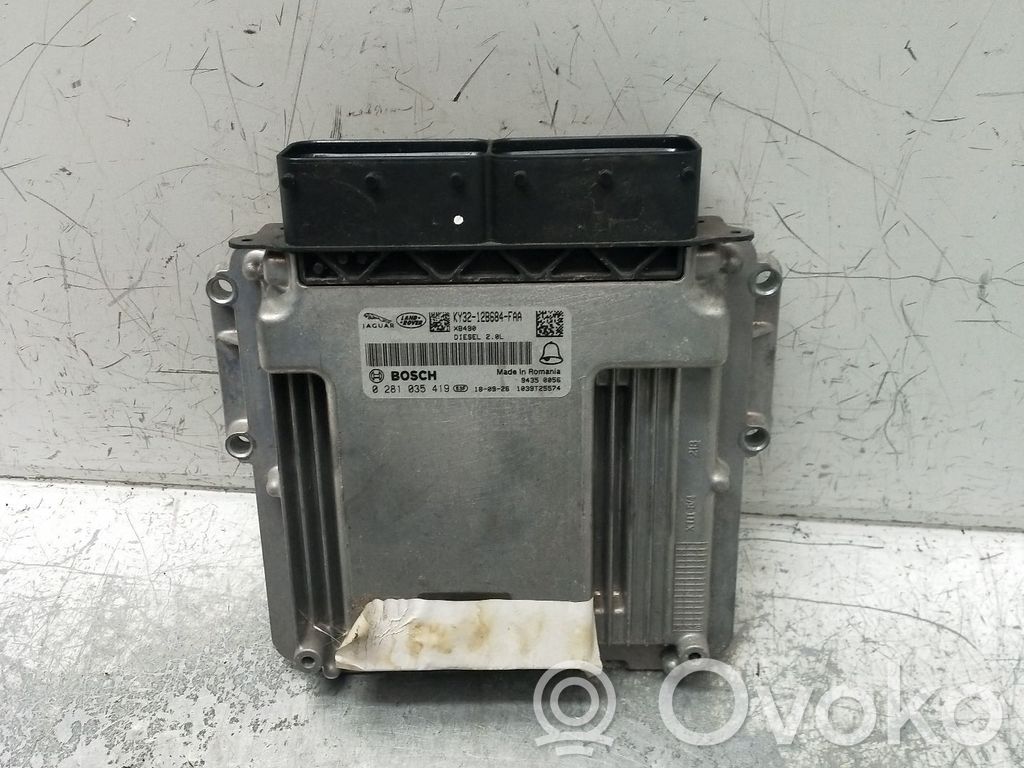 Engine control unit/module   0281035419,KY3212B684FAA,103T25574