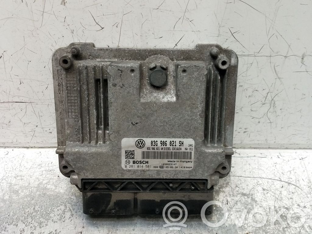 Engine control unit/module   0281014581,03G906021SH,1039S23147