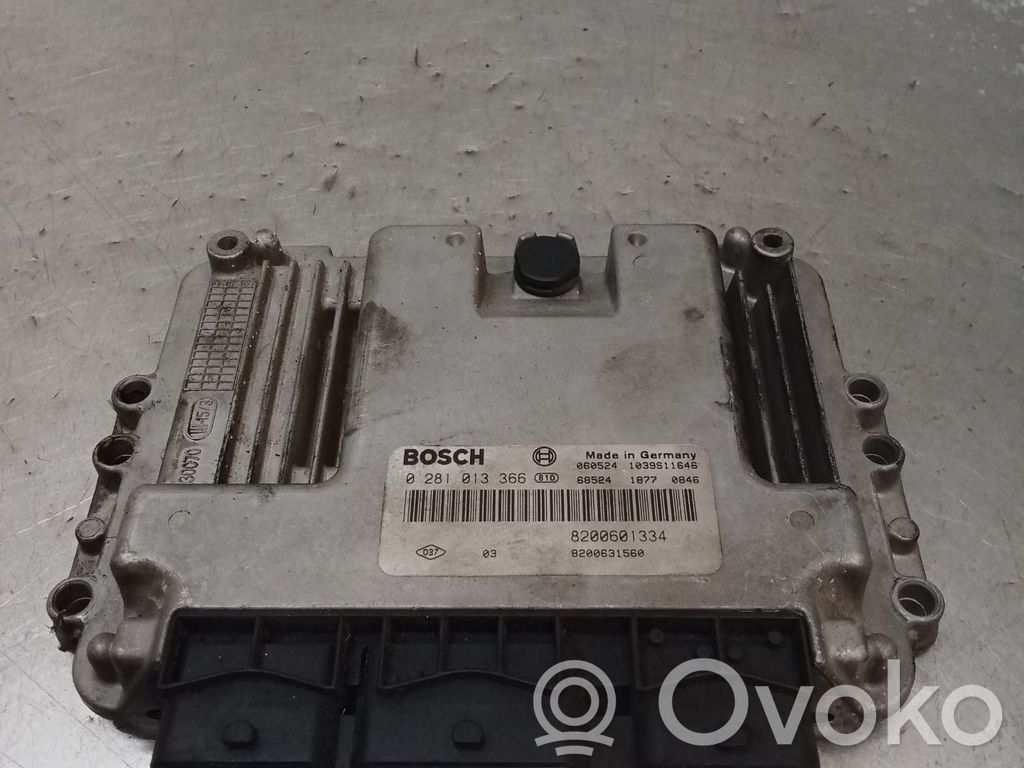 Renault Megane II Engine control unit/module 