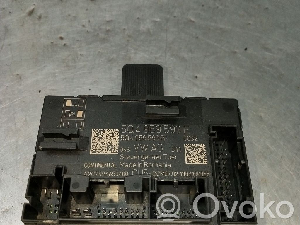 Autres unités de commande / modules   5Q4959593E