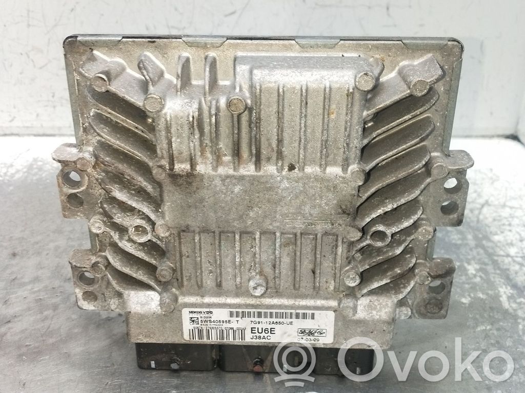 Engine control unit/module   5WS40595ET,7G9112A650UESID206