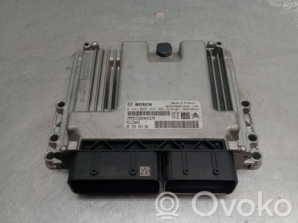 Opel Combo E Engine control unit/module 
