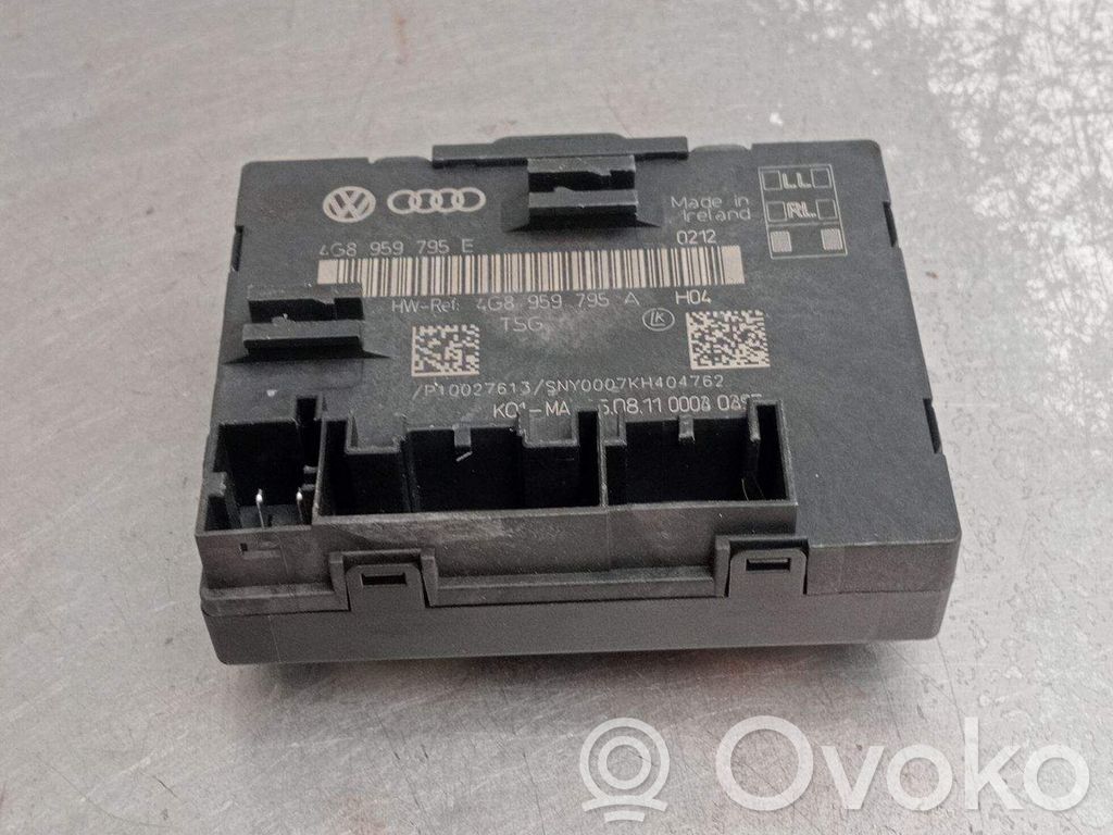 Audi A7 S7 4G Muut ohjainlaitteet/moduulit 