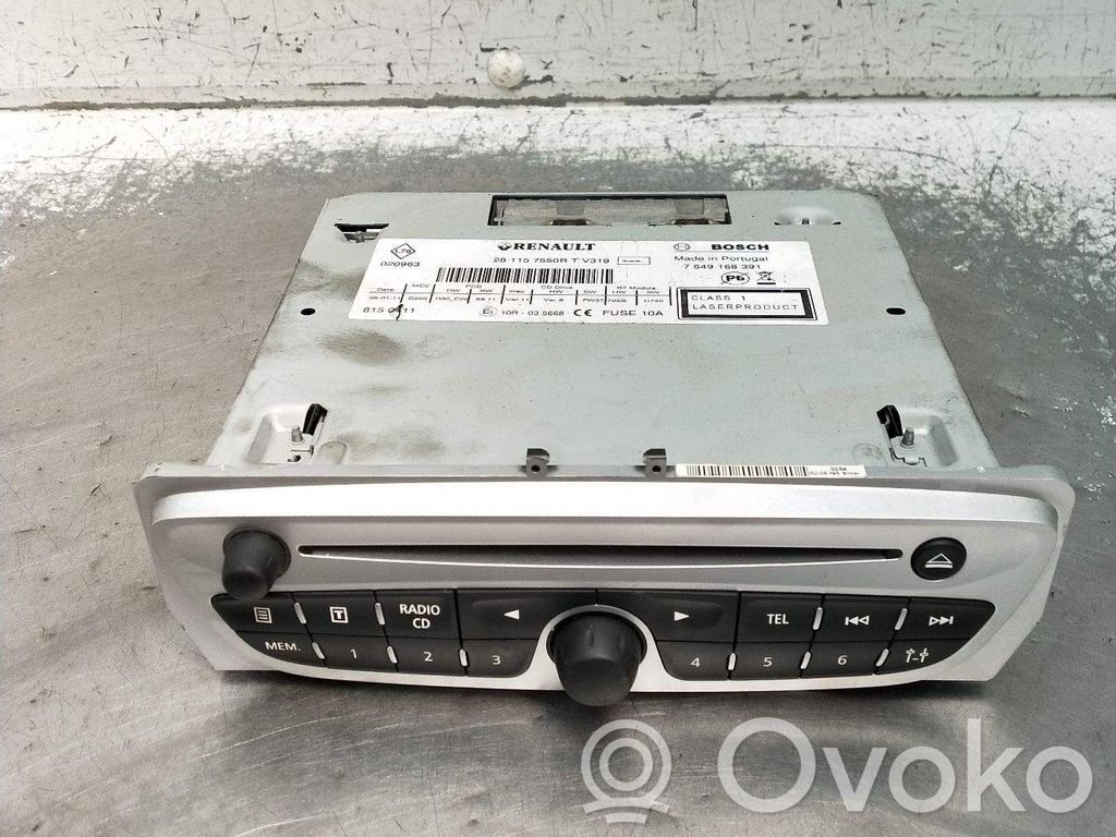 Renault Megane III Unidad de control de sonido audio HiFi