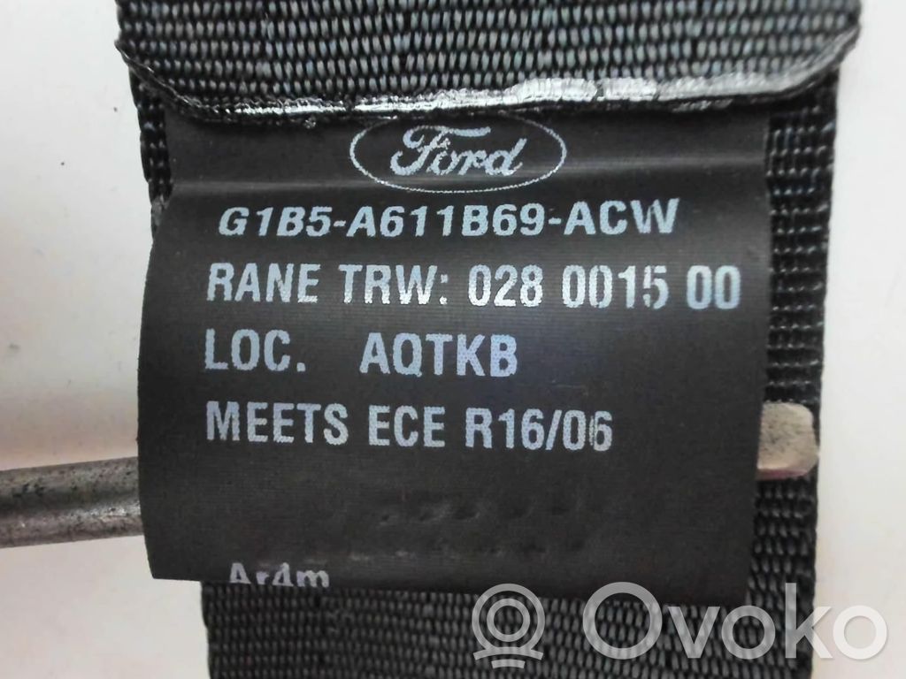 Ford Ka Cinturón trasero 