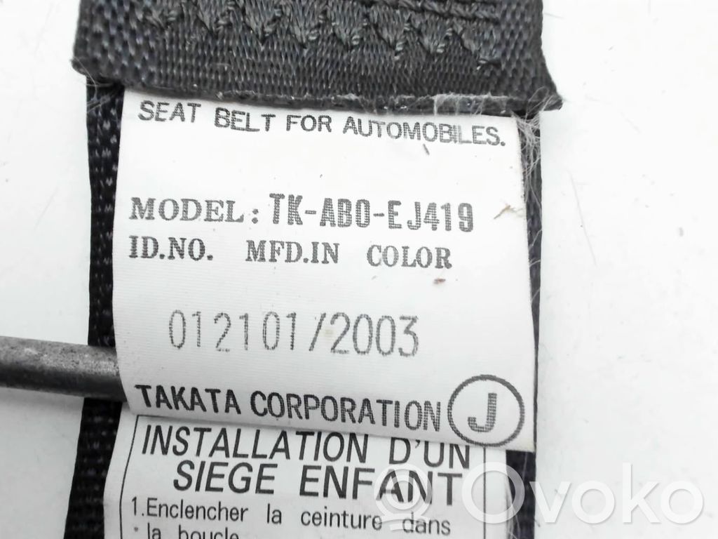 Cinturón trasero   82850SAAG01ZA,TKAB0EJ419