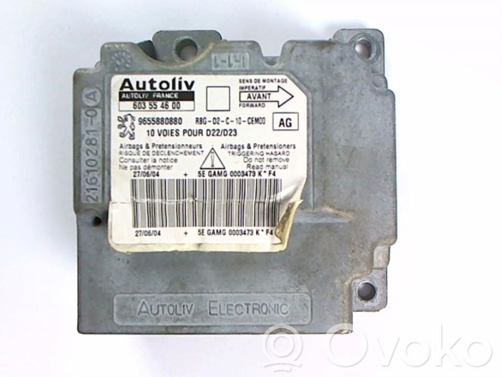 Peugeot 407 Sterownik / Moduł Airbag 