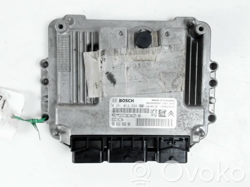 Peugeot 5008 Engine control unit/module 