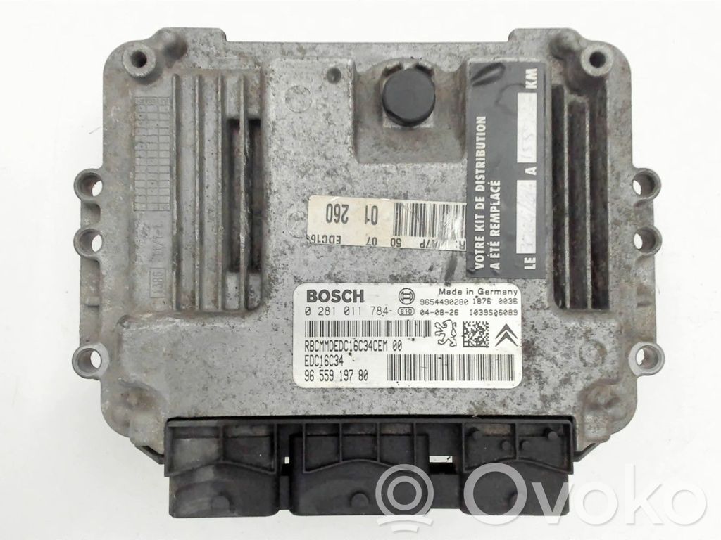 Peugeot 206 Engine control unit/module 