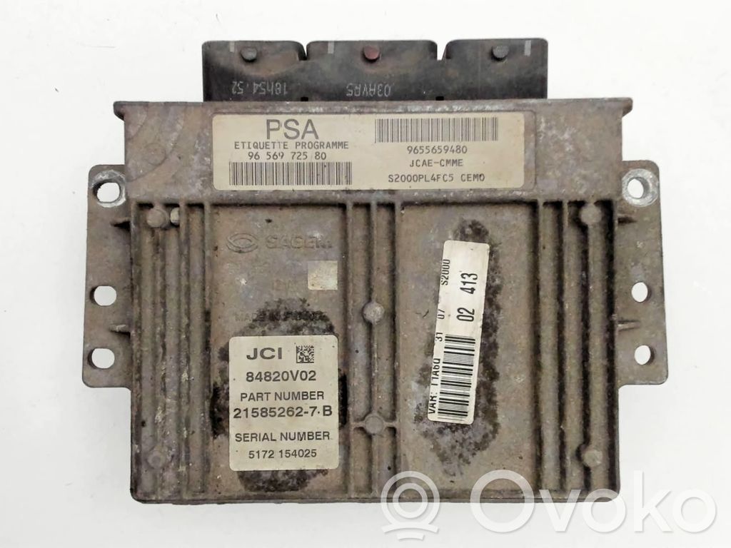 Engine control unit/module   1943TC,9656972580