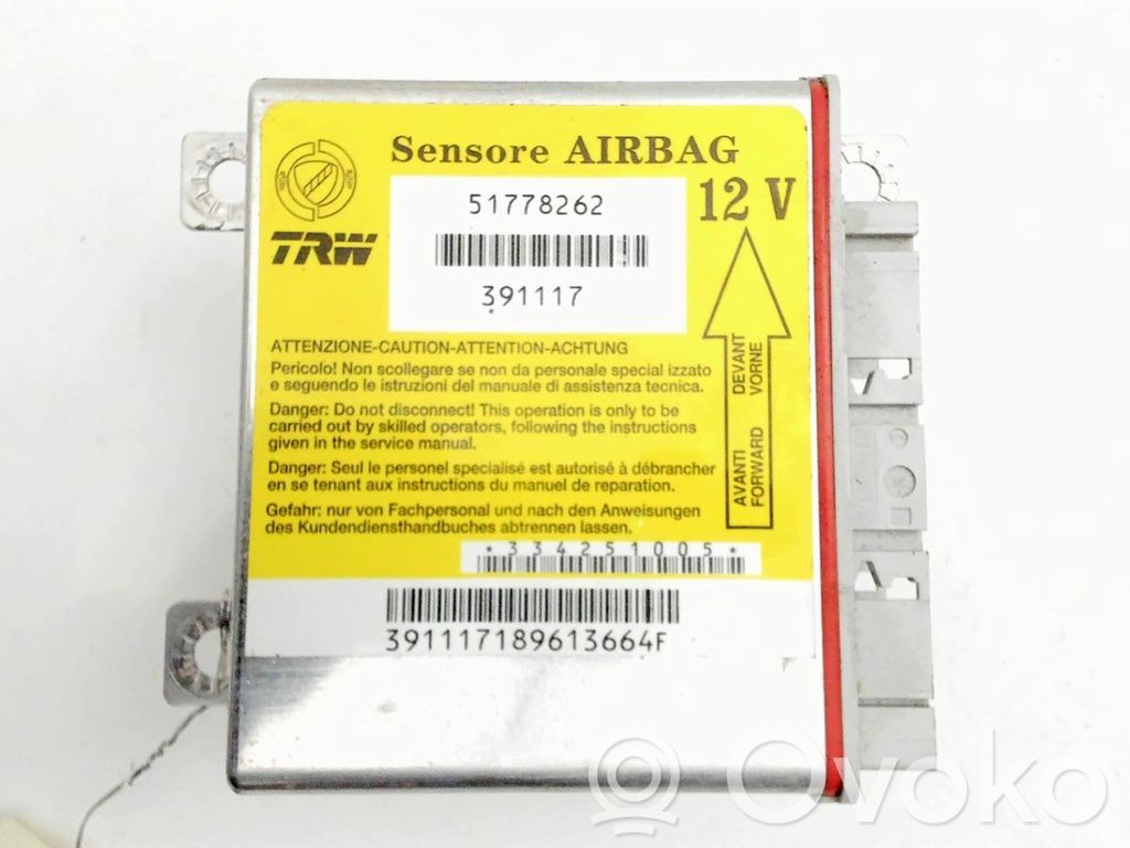 Fiat Panda II Unitate/modul de comandă airbaguri 