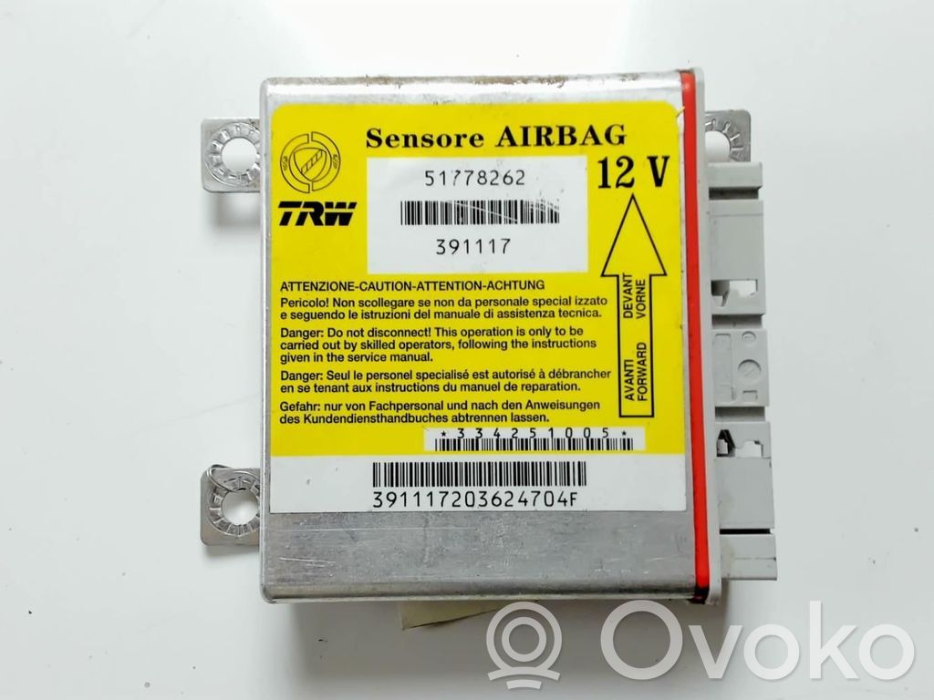 Fiat Panda II Unitate/modul de comandă airbaguri 