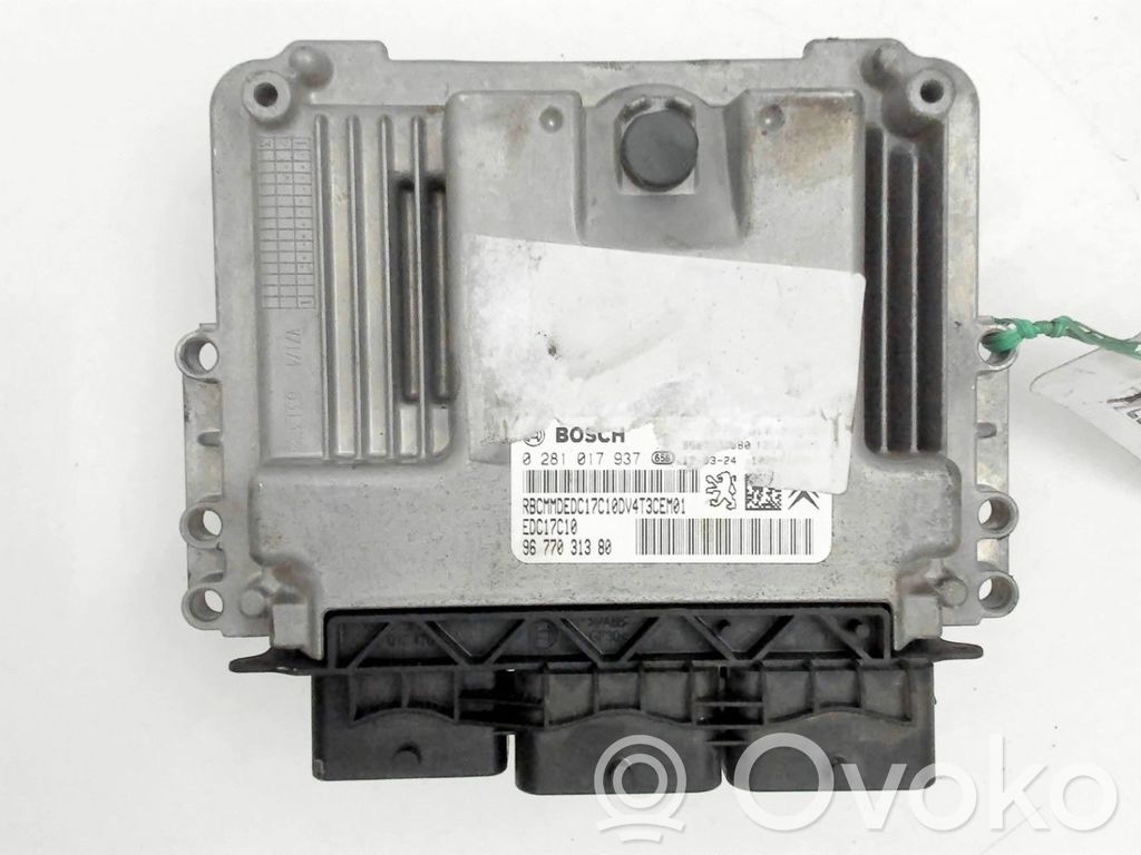 Peugeot 206+ Engine control unit/module 