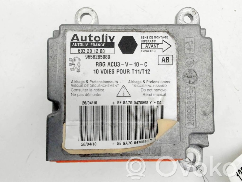 Peugeot 206+ Airbag control unit/module 