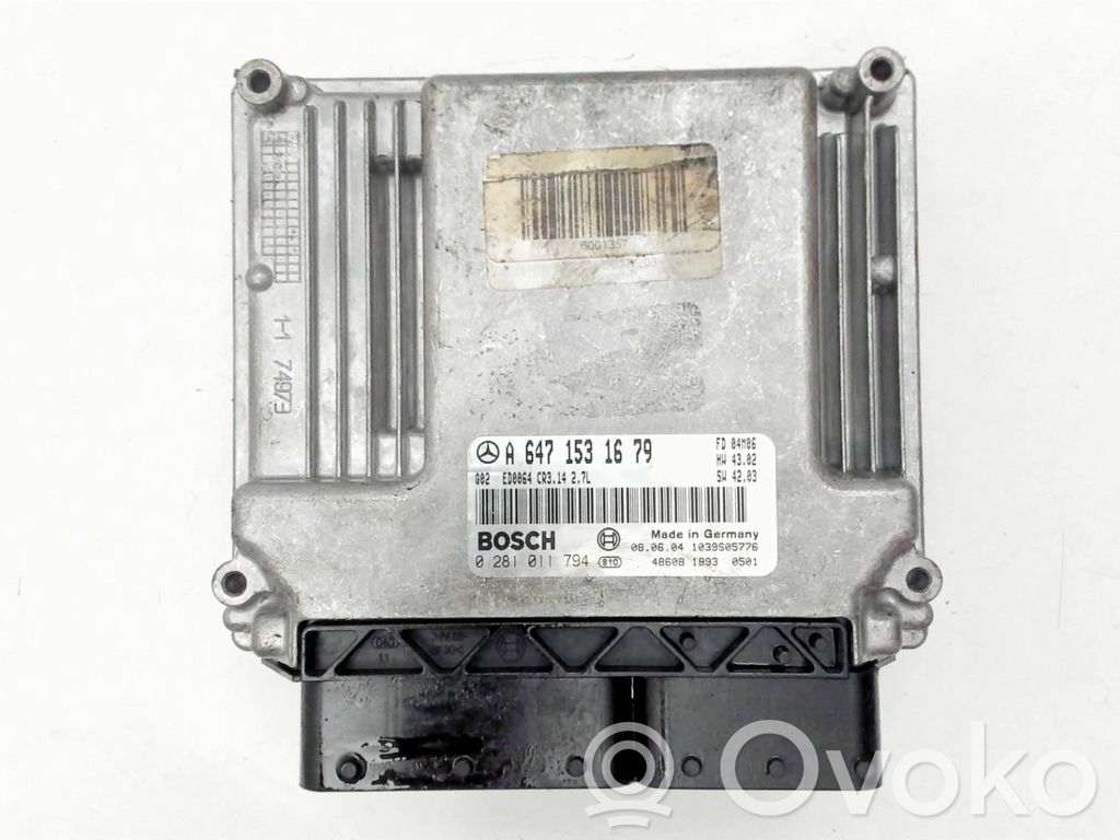 Mercedes-Benz E W211 Engine control unit/module 