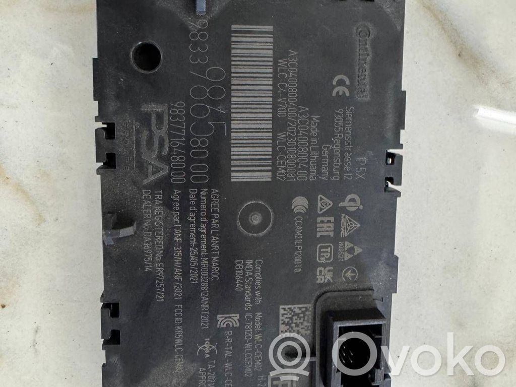 Wireless charging module   9833986580