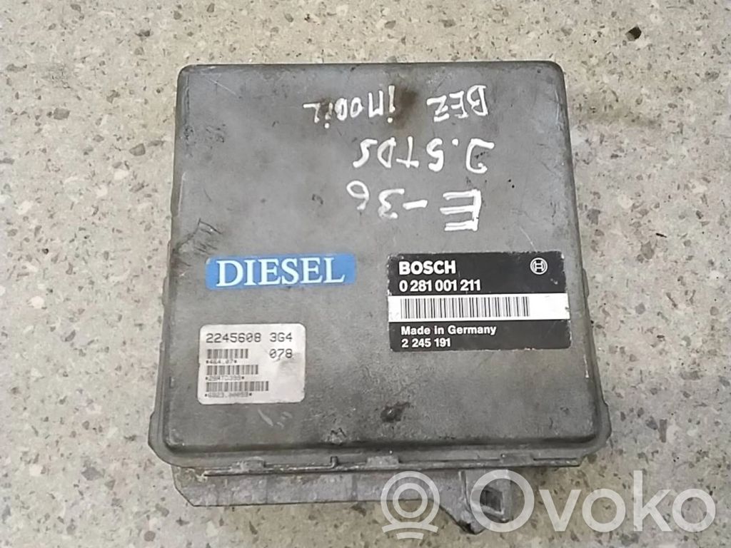 BMW Z3 E36 Unidad de control/módulo del motor 