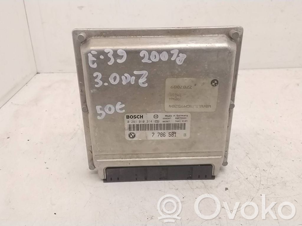 Unidad de control/módulo del motor   0281010314,7786581,28RTE684