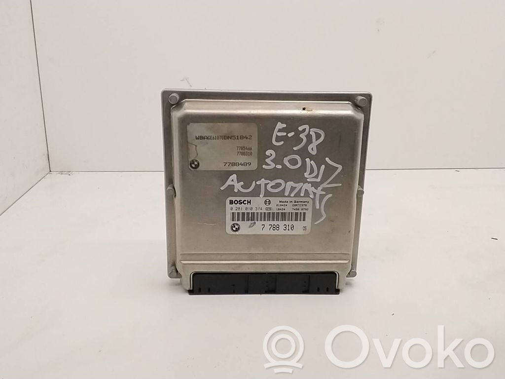 BMW 7 E38 Unitate/modul de control motor 