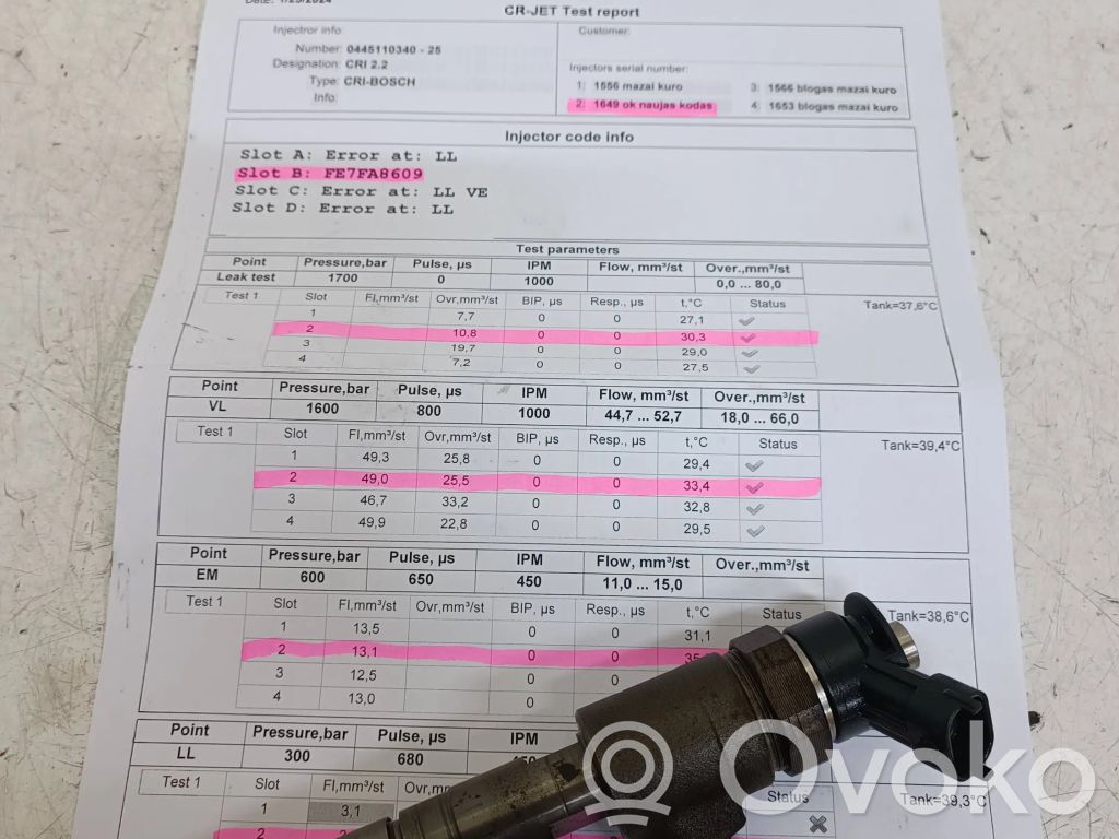 Citroen C4 II Injector combustibil 