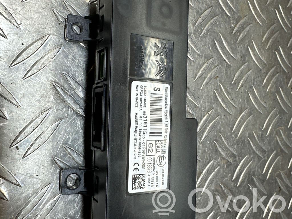 Citroen C3 SOS control module 