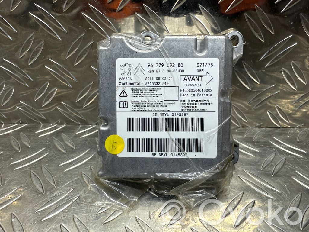 Peugeot 308 Airbag control unit/module 