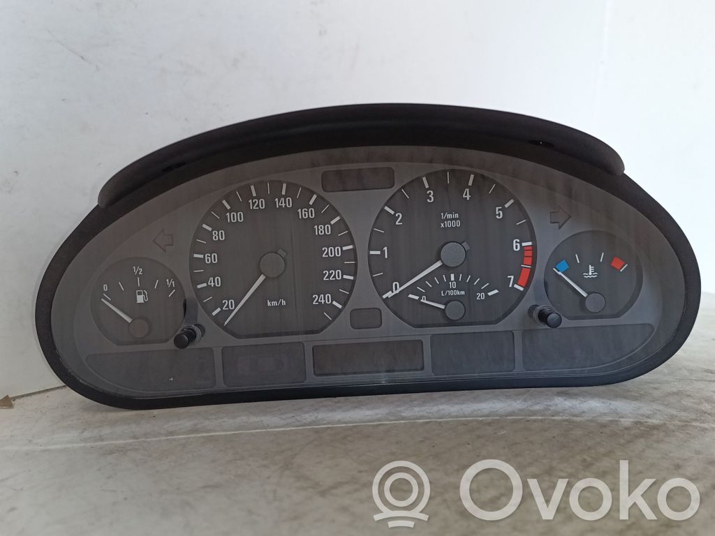 BMW 3 E46 Spidometrs (instrumentu panelī) 