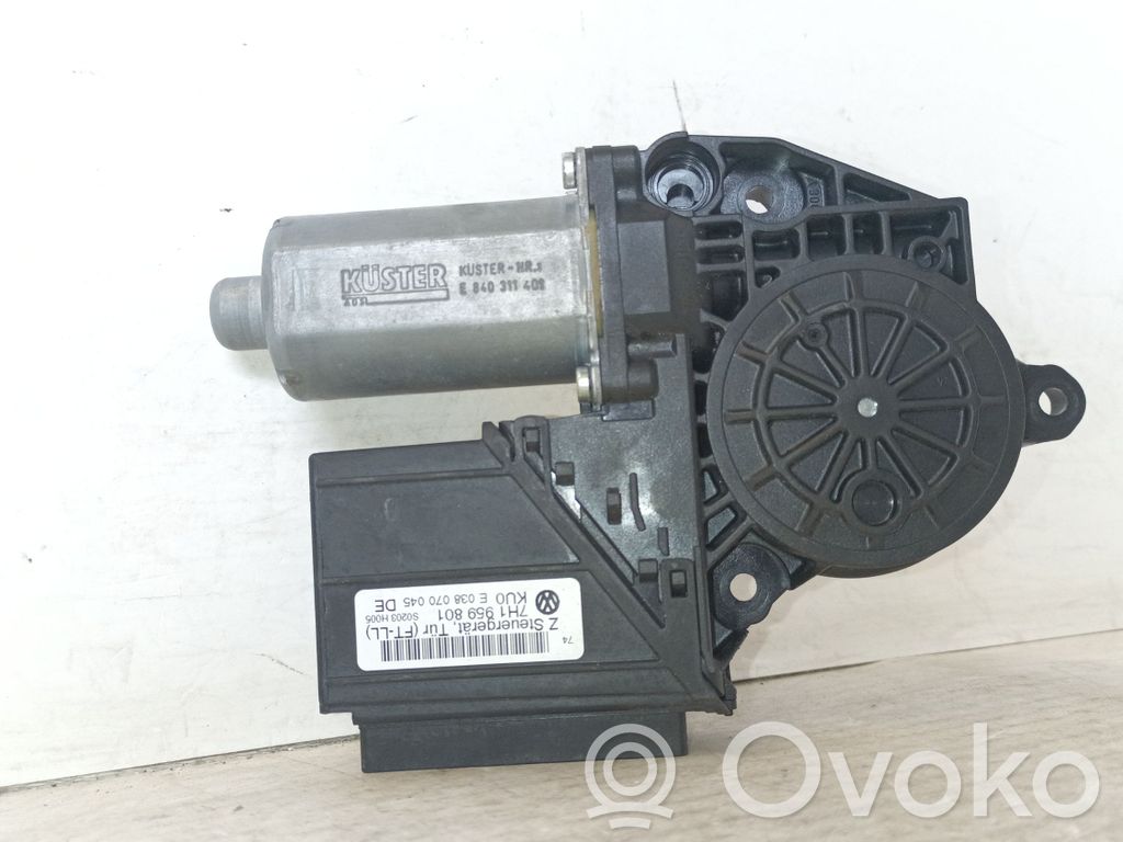 Volkswagen Transporter - Caravelle T5 Silnik regulatora szyby drzwi przednich 