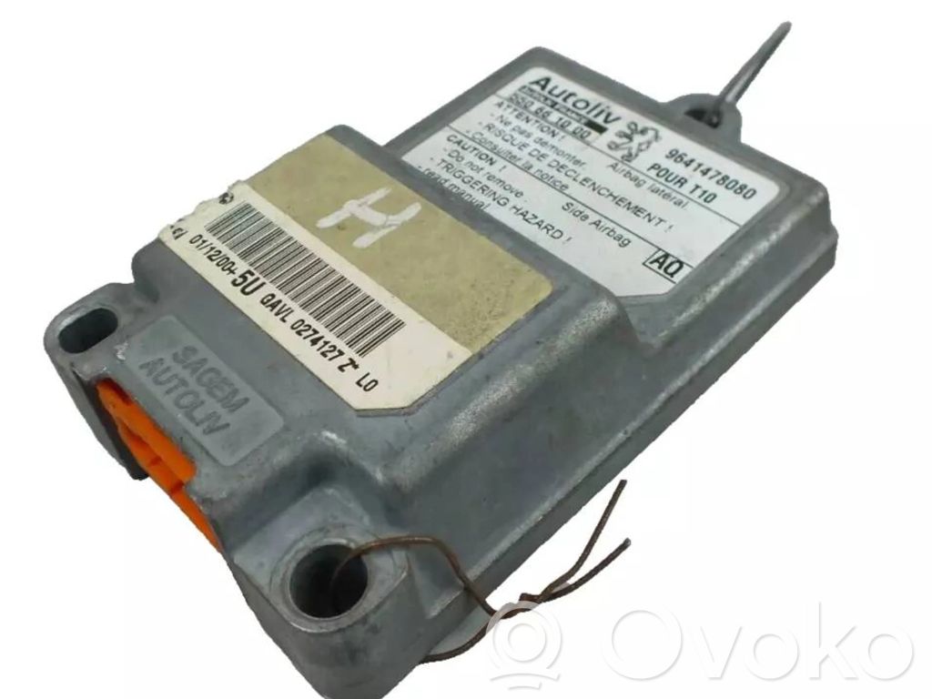 Peugeot 206 Unidad de control/módulo del Airbag 