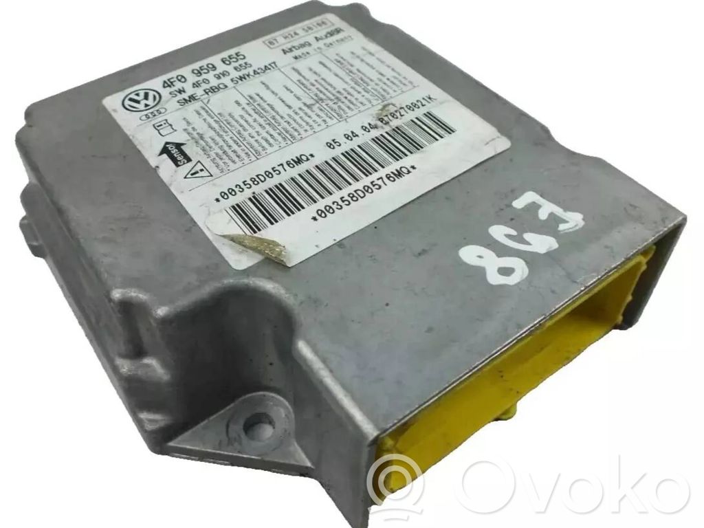 Audi A6 S6 C6 4F Airbag control unit/module 