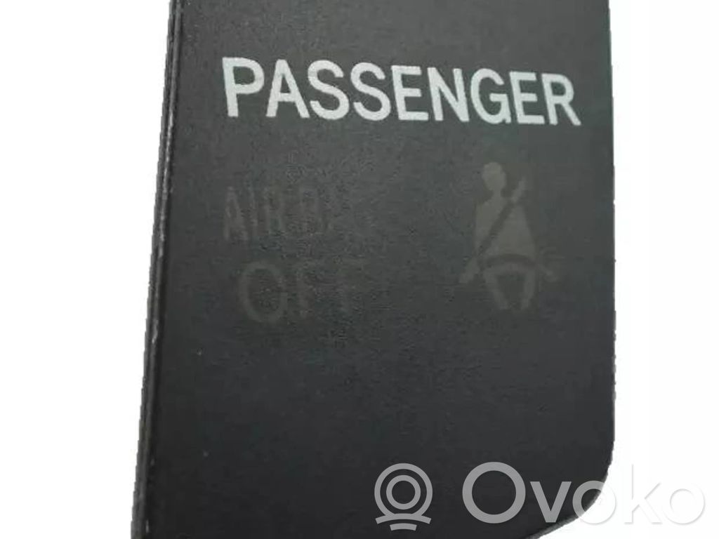 Toyota Yaris Interruptor de encendido/apagado del airbag de pasajero 