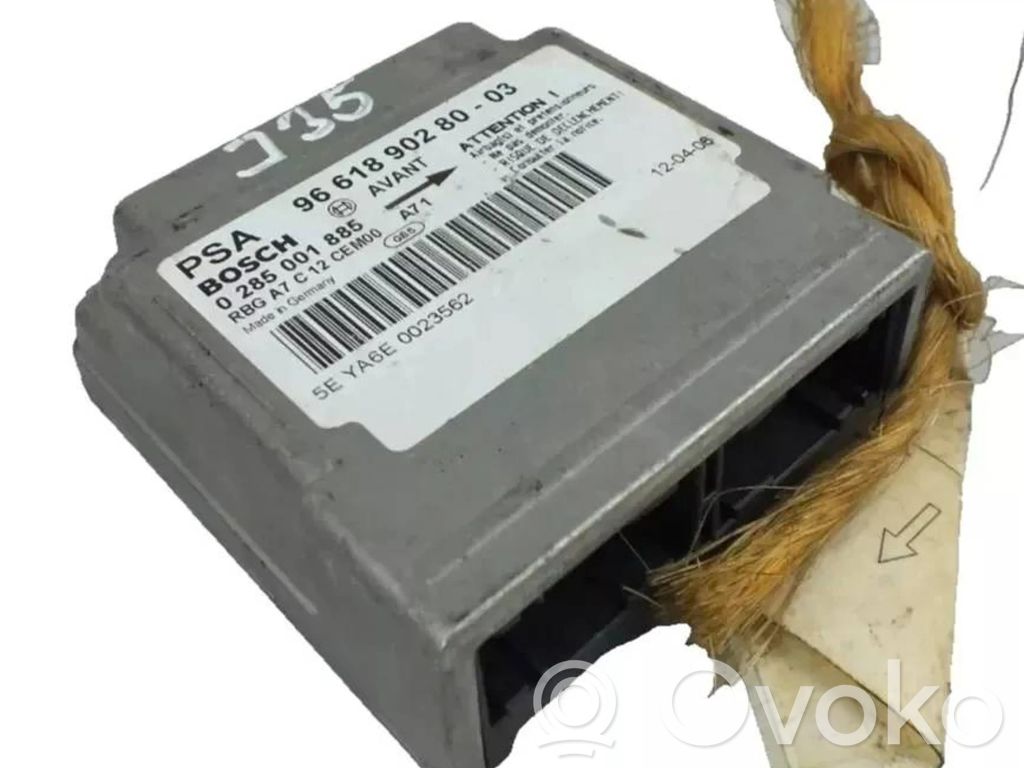 Peugeot 207 Airbag control unit/module 