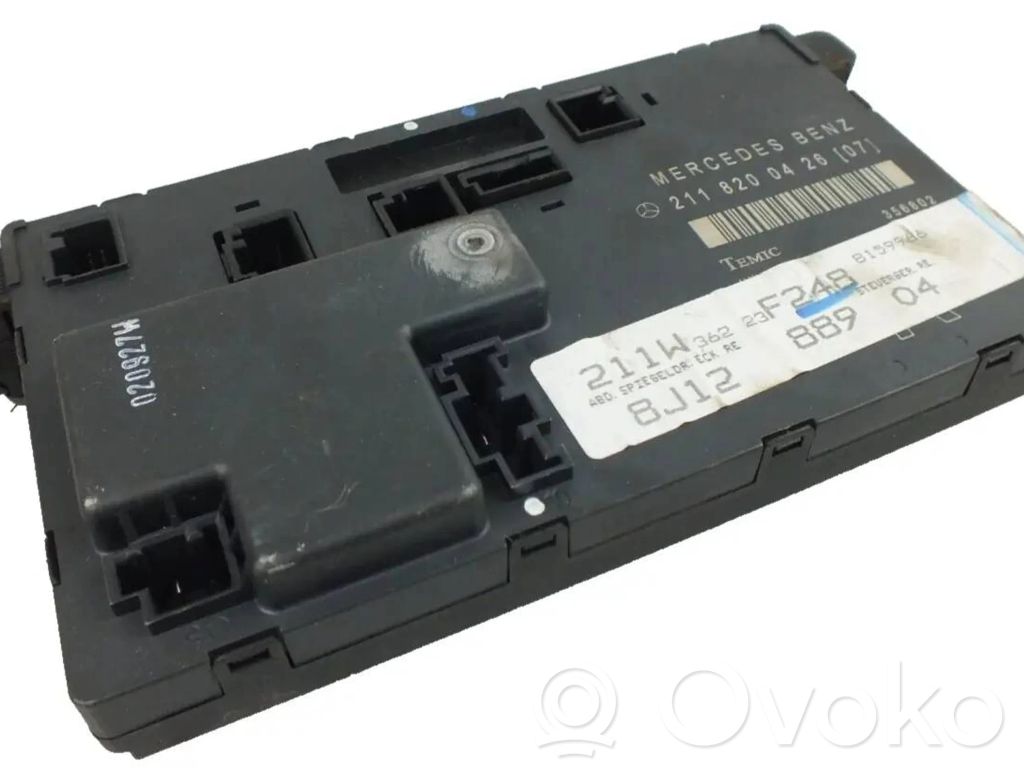 Mercedes-Benz E W211 Door control unit/module 