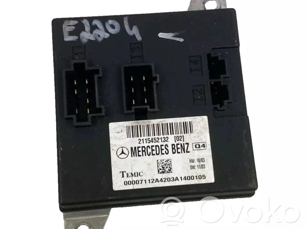 Mercedes-Benz E W211 Module confort 