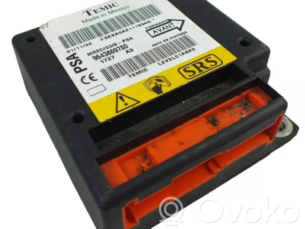 Peugeot 607 Airbag control unit/module 