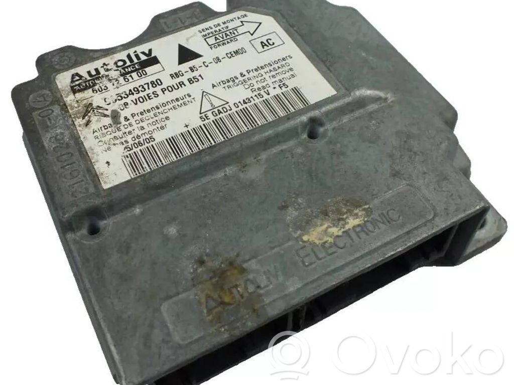 Citroen C4 I Airbag control unit/module 