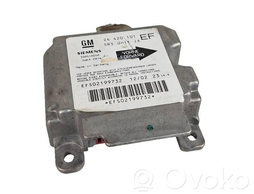Opel Corsa C Airbag control unit/module 