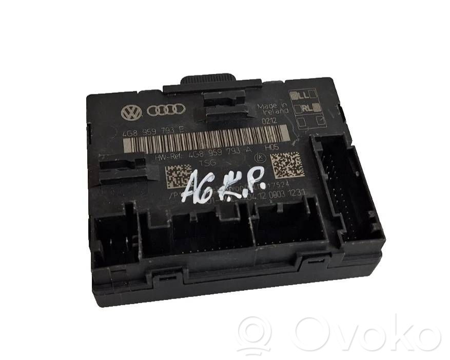 Audi A6 S6 C7 4G Door control unit/module 