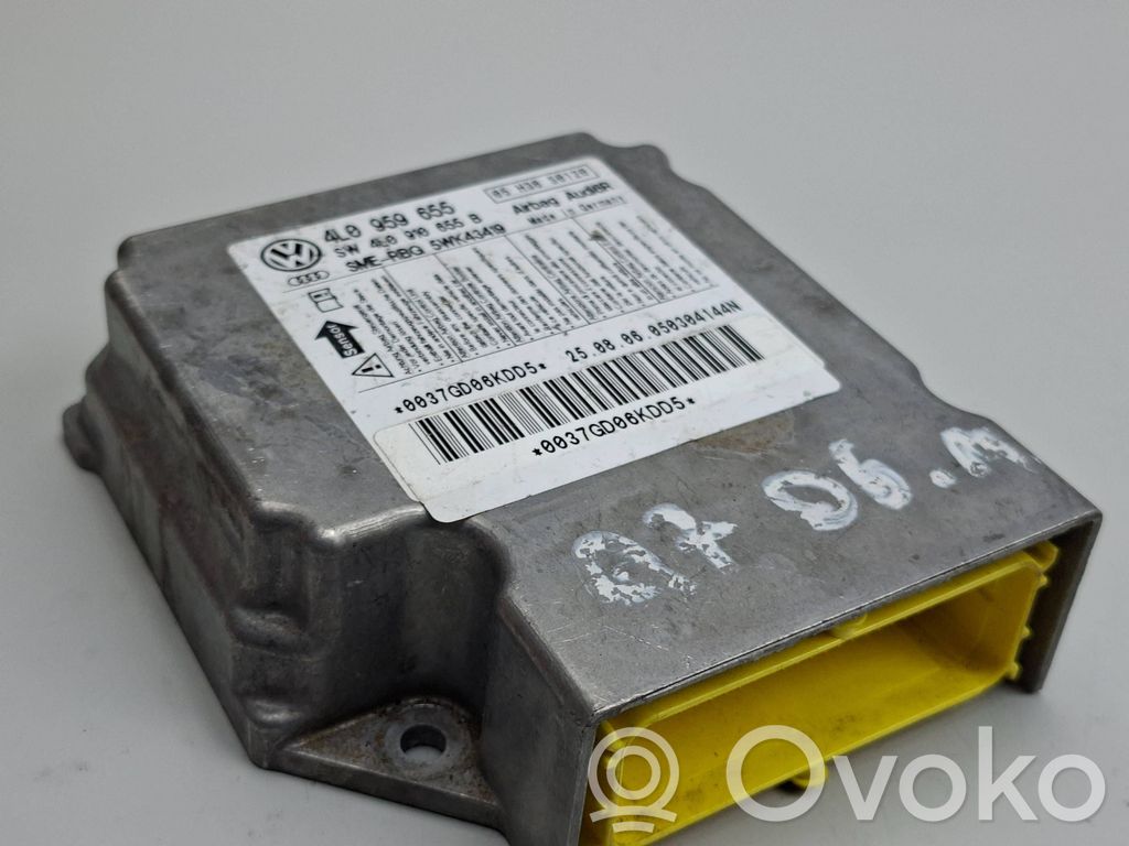 Airbag control unit/module   4L0959655,4L0910655B,5WK43419