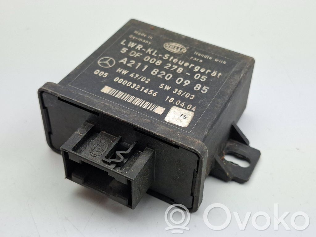 Mercedes-Benz E W211 Module d'éclairage LCM 