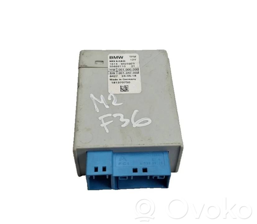 BMW 3 F30 F35 F31 Fuel injection pump control unit/module 