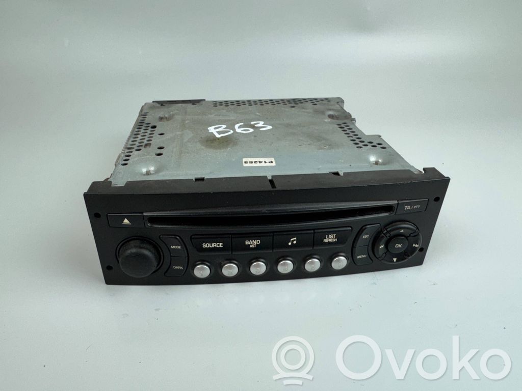 Citroen C3 Radio/CD/DVD/GPS head unit 
